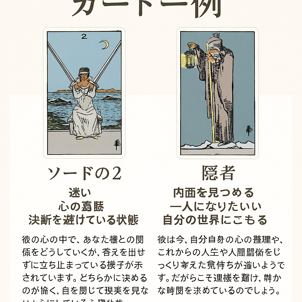 既読無視・返信が遅い彼の心理と次の一手を占います 返事がない夜、眠れぬ心に寄り添います イメージ6