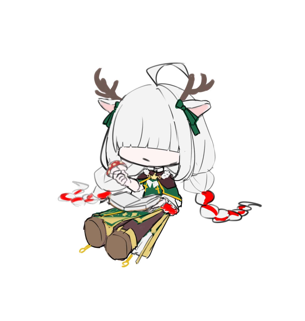 デフォルメされた女性ミニキャラ人物を描きます アクリルキーホルダー等にぴったりのちびキャライラストです！ イメージ9