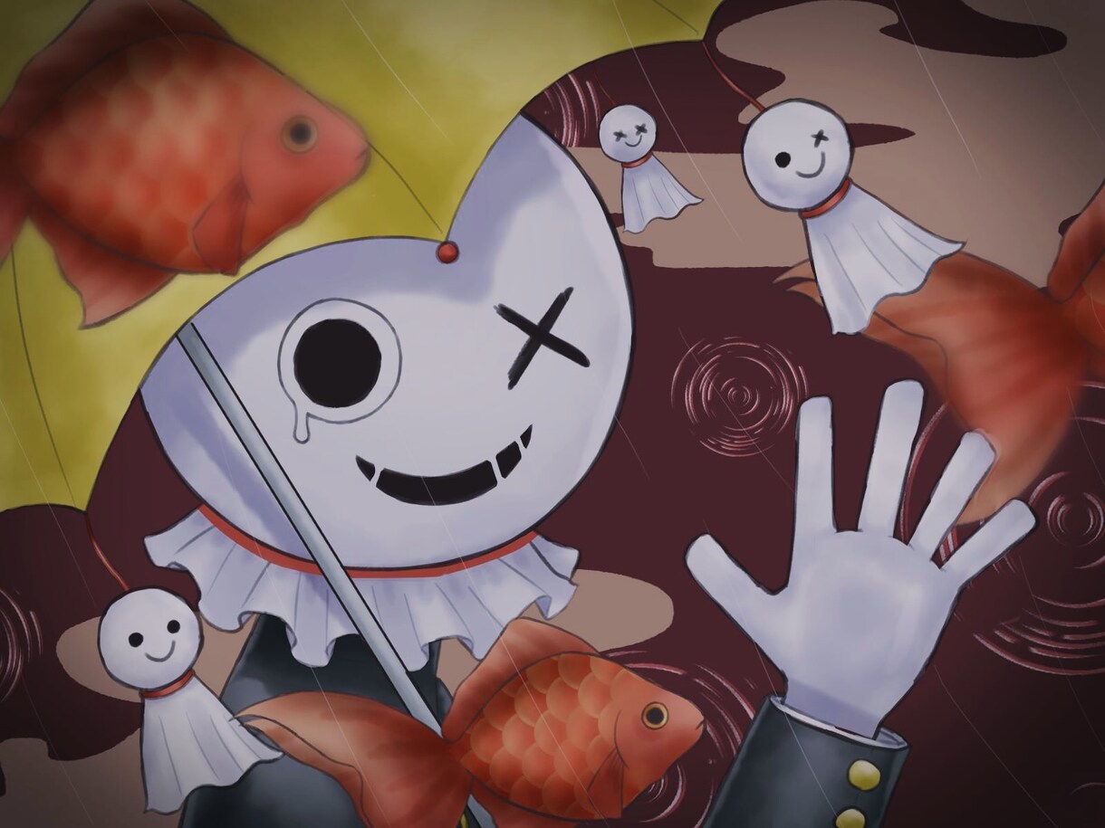 ポップかつ少し不気味なアイコン描きます ポップ極振りなアイコンも不気味に極振りなアイコンも可能です！ イメージ5
