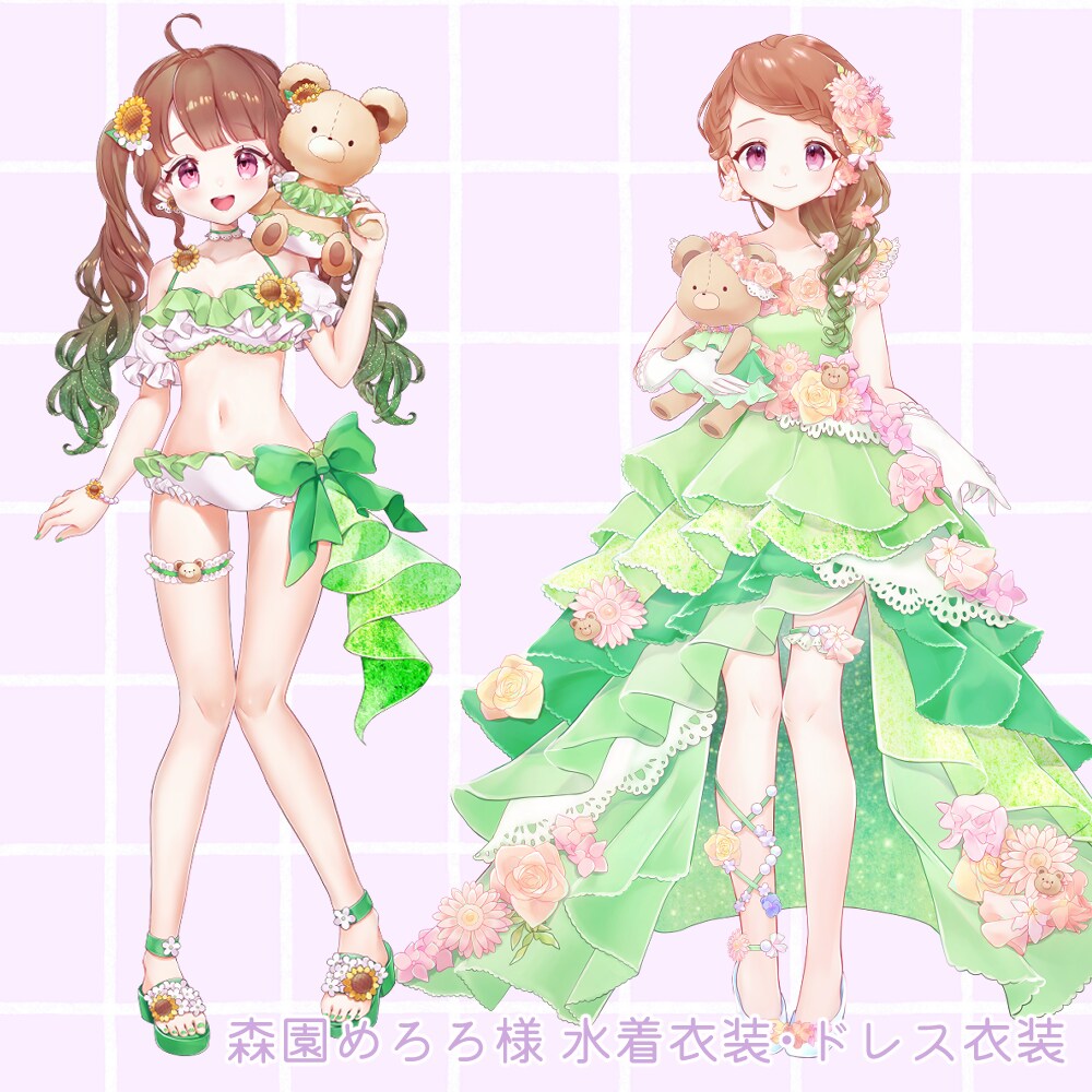 イラストからVtuberモデル制作をいたします デザインからLive2Dモデリングまで可能です！ イメージ9