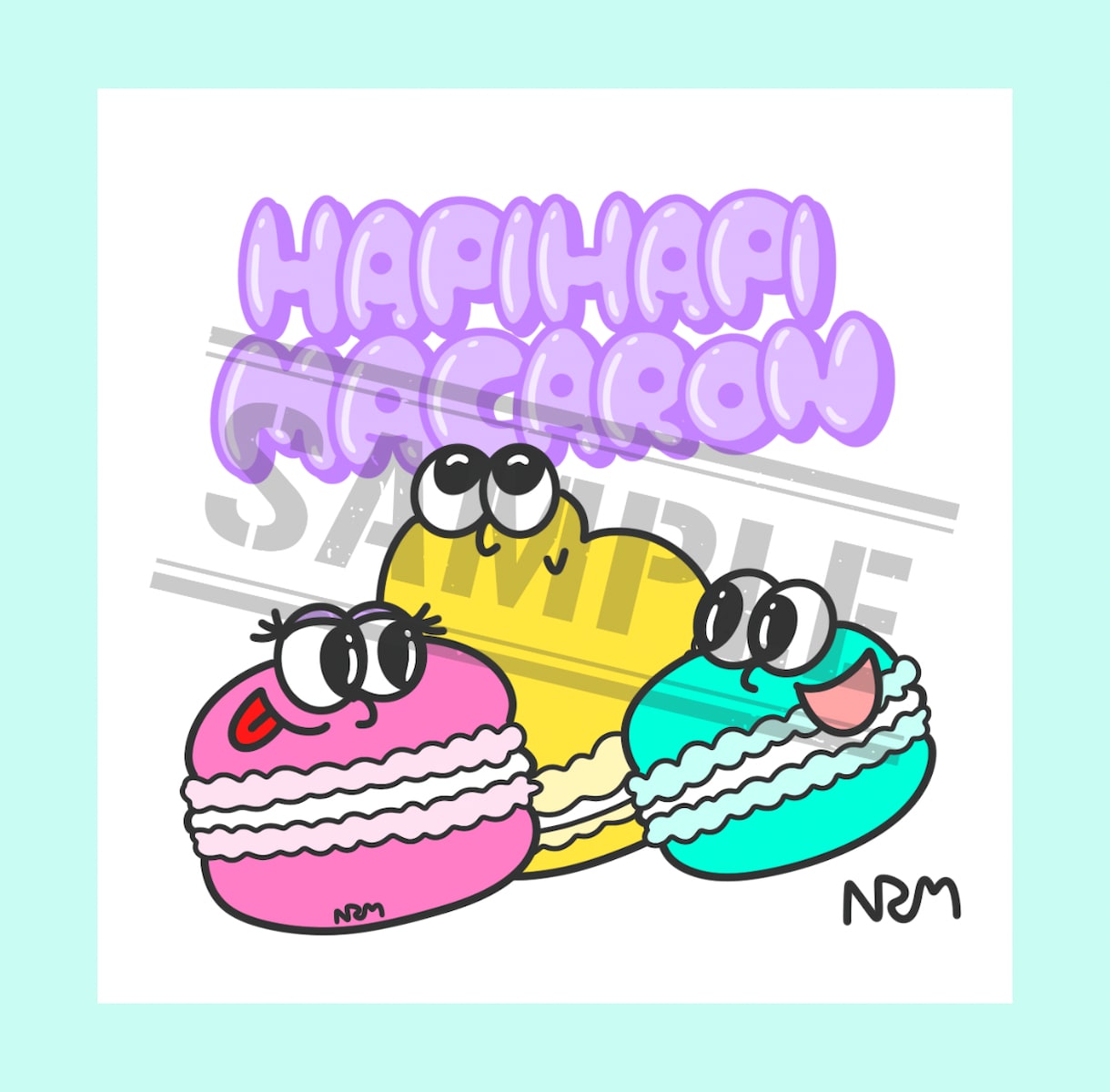 ポップなテイストでロゴ描きます 店舗やブランドなどのロゴイラストをポップに描きます イメージ3