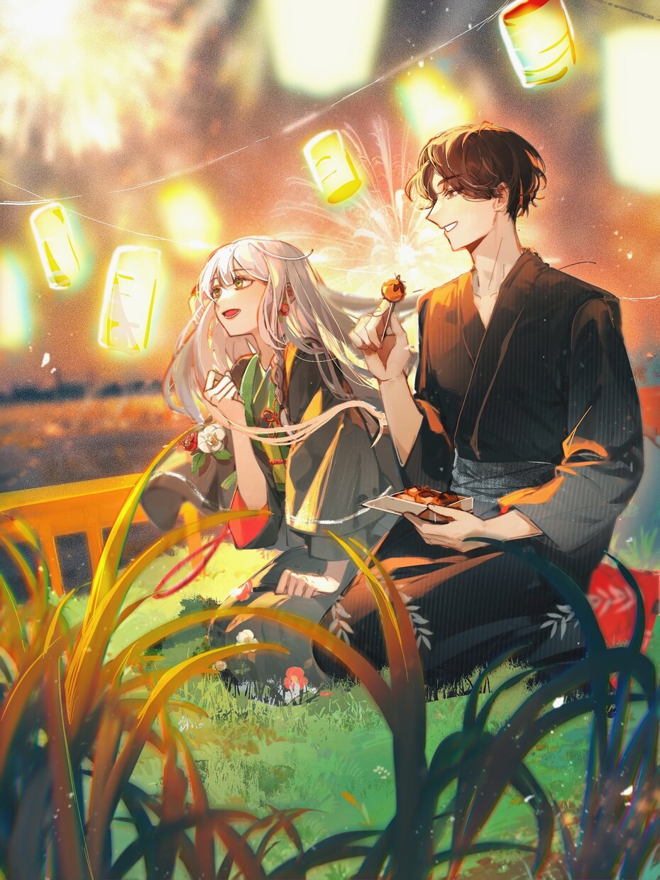 腐/夢絵、cpイラストを作成します 強い光と影、細部まで描き込まれた背景のイラストを得意 イメージ10