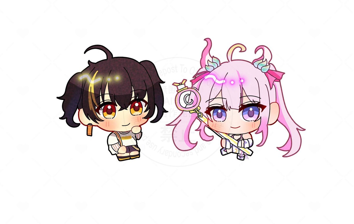 ミニキャラ描きます デフォルトされたイラスト描きます イメージ4