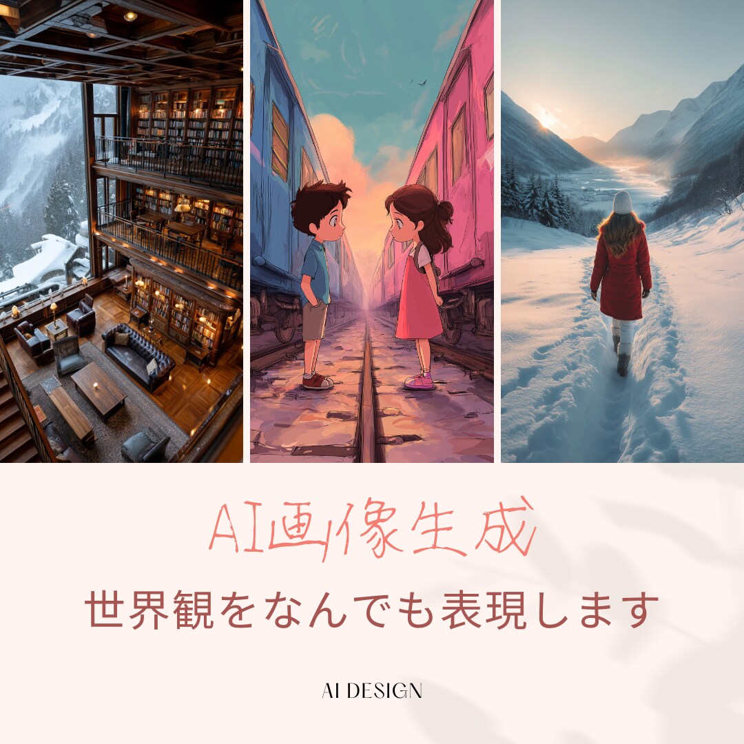 AI画像生成承ります AI/画像生成/伝えた通りに生成。オリジナルな画像を生成 イメージ2
