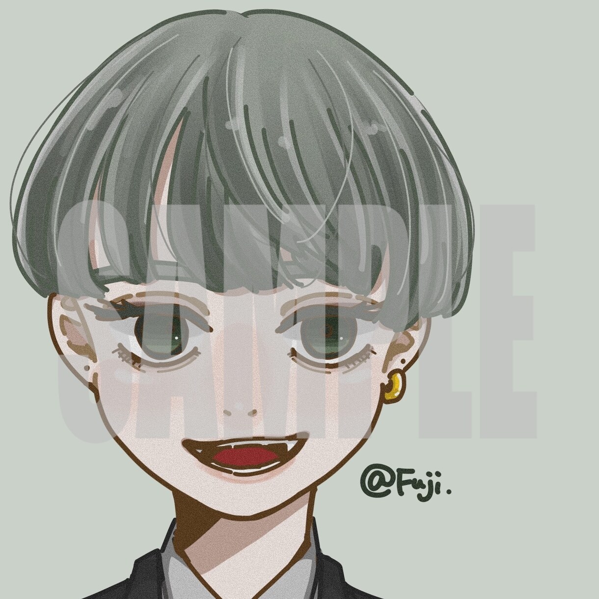 SNSアイコン描きます SNS用のアイコンをゆるくデフォルメ風に描きます！ イメージ4