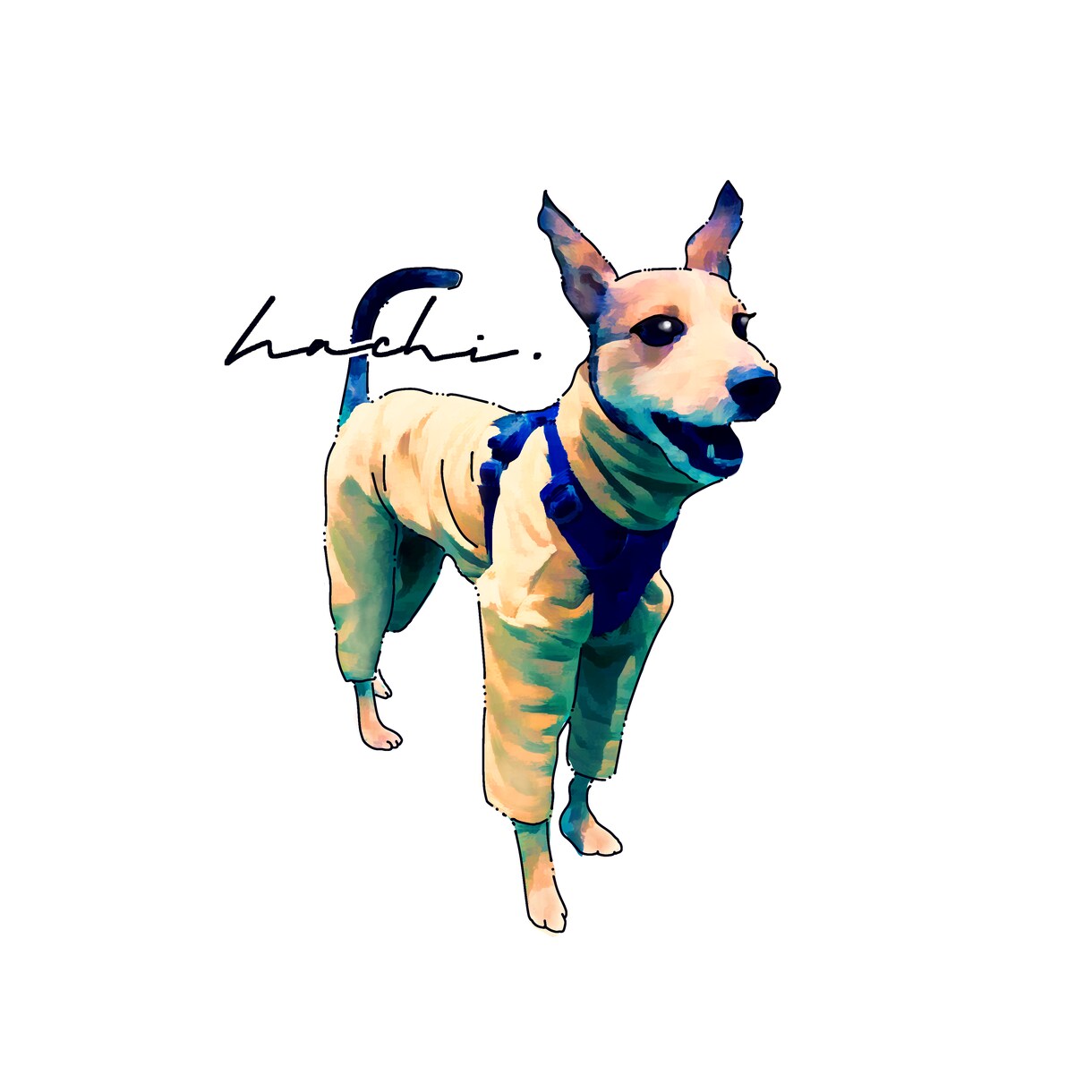 ほんわか優しいリアルな動物イラスト描きます うちの子記念日やギフトに最適なペットの似顔絵！ イメージ6