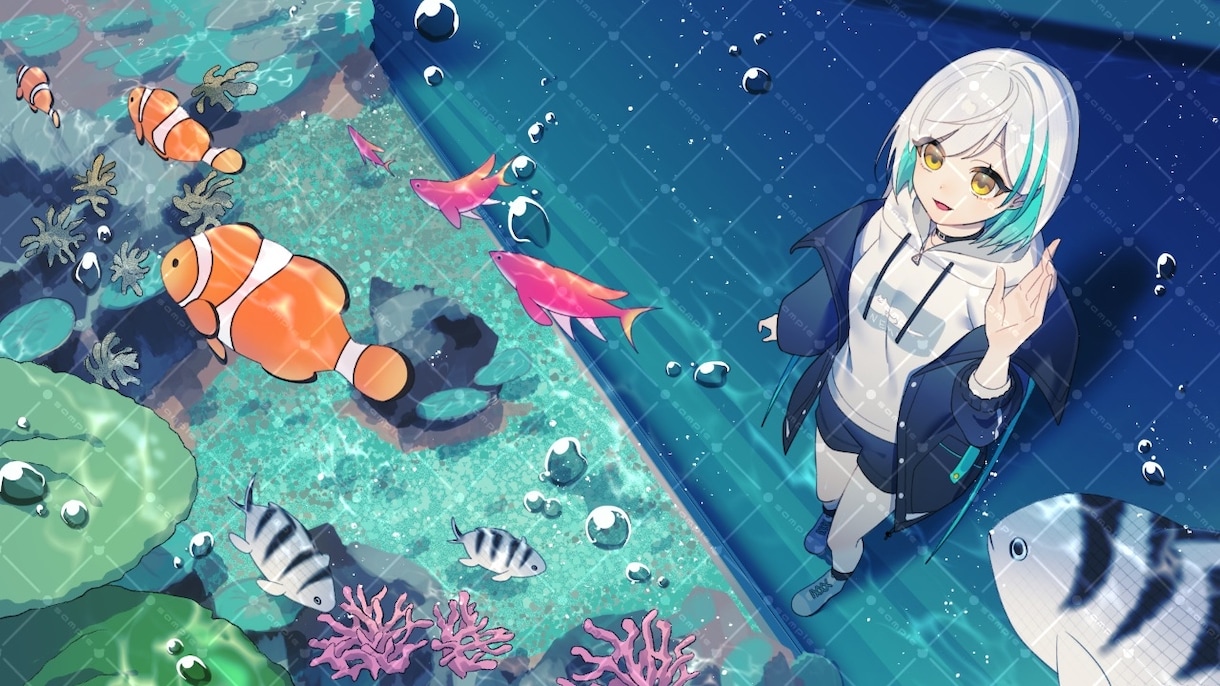 配信者・クリエイター向けのイラストを描きます ボカロ、MVイラストなども制作致します イメージ4