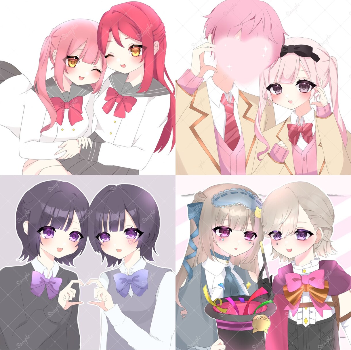 夢絵やアイコンイラスト描きます かわいくて、ご満足して頂けるようなイラスト制作致します イメージ3