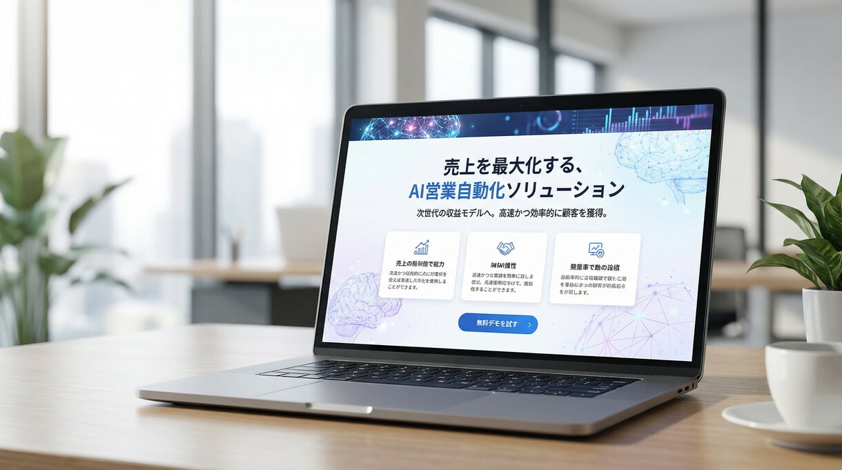 AIが顧客心理を掴む！LP等を作成します 低リスクで始めるAI営業改善を支援します。 イメージ2