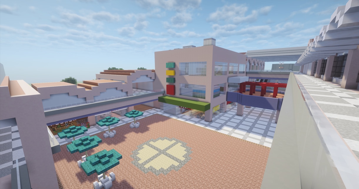 Minecraftで実在する建築物を再現します 写真や資料をもとに、思い出の建築物を再現します イメージ4