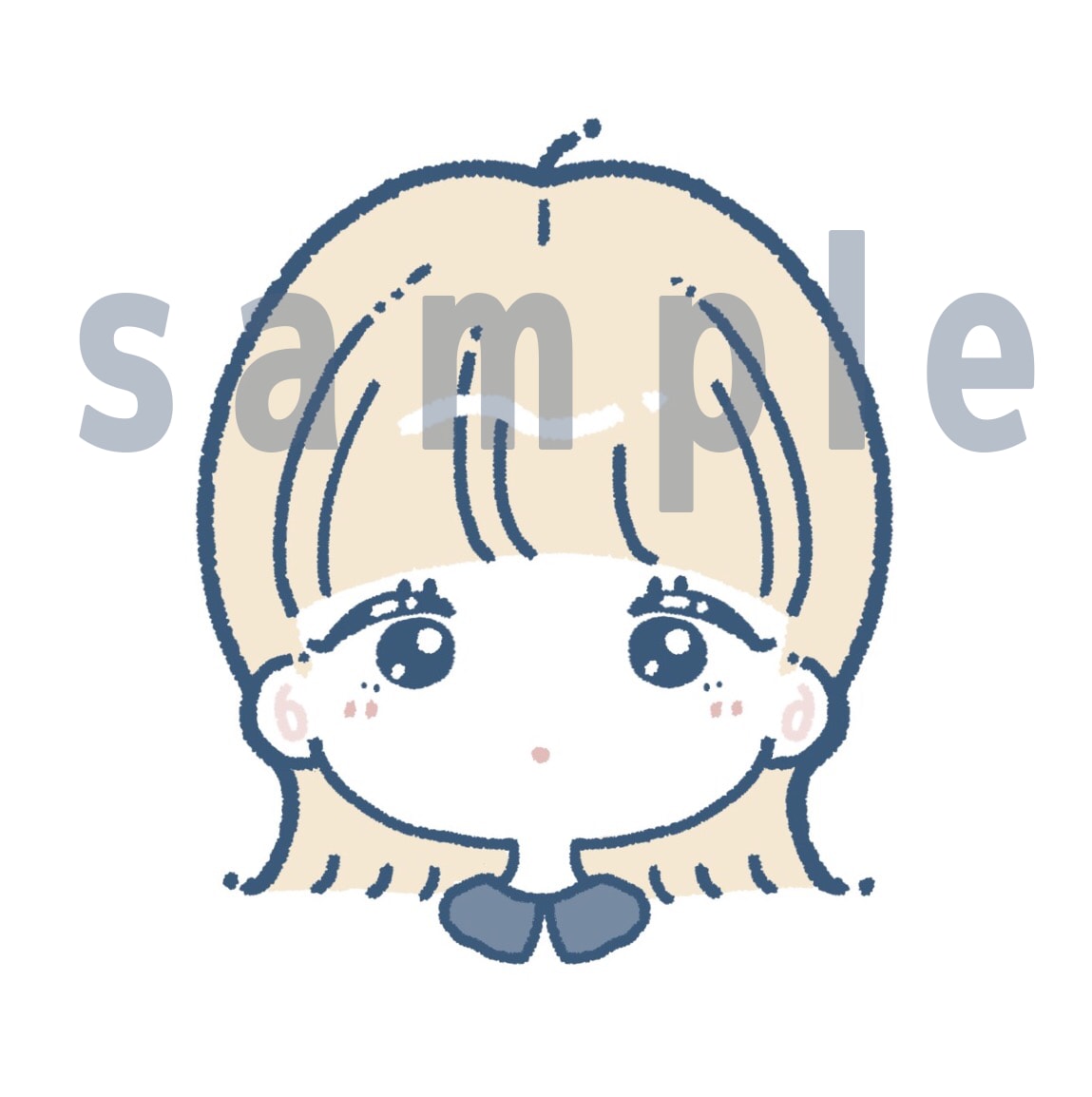 かわいいおんなのこのアイコン描きます 世界にひとつだけ、かわいいおんなのこのアイコンが欲しい方へ イメージ1