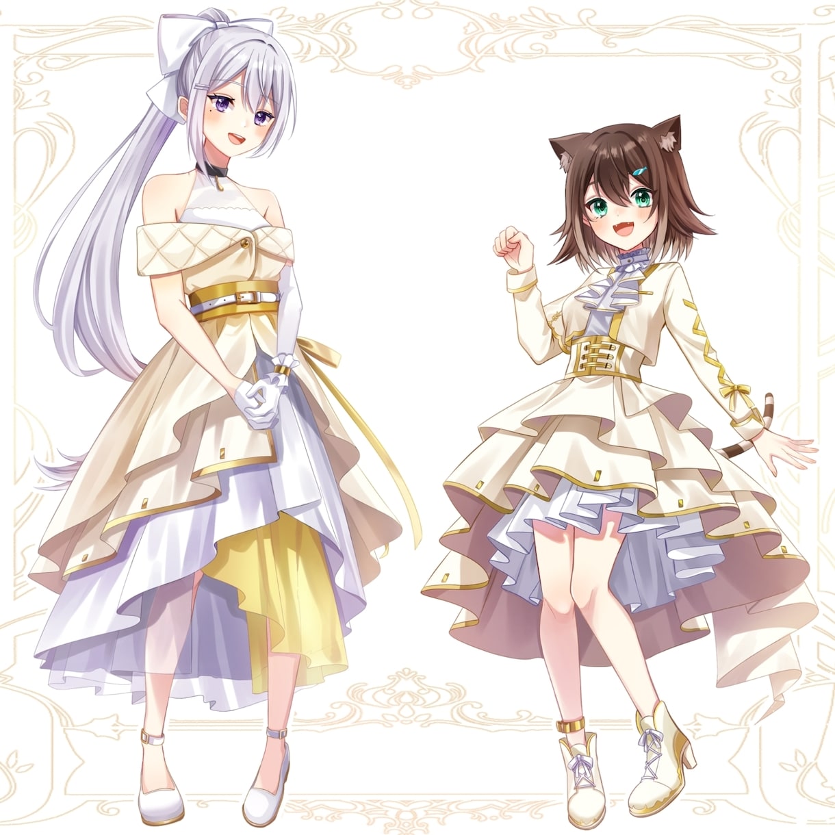 バストアップから全身まで立ち絵、1枚絵制作します VTuberさんや歌い手さんの活動や推し活のお手伝いにぜひ！ イメージ4