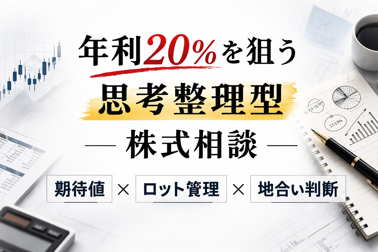 回転で年20％を目指す戦略を設計します 期待値×ロット管理×地合いで整理 イメージ1