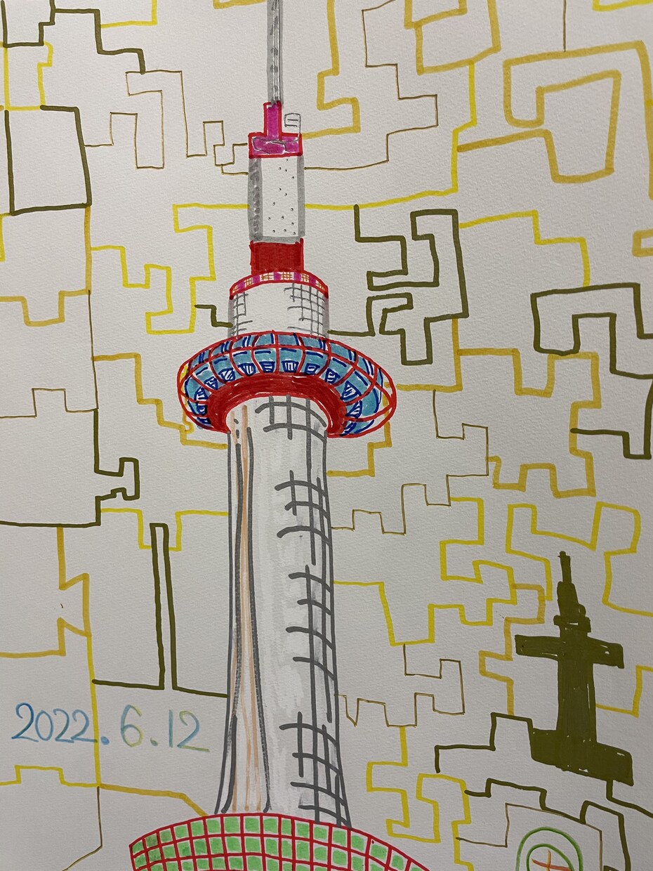 部屋に気軽に飾れます 線などは描かずに、一筆描きの、世界に一つしかない絵画 イメージ10
