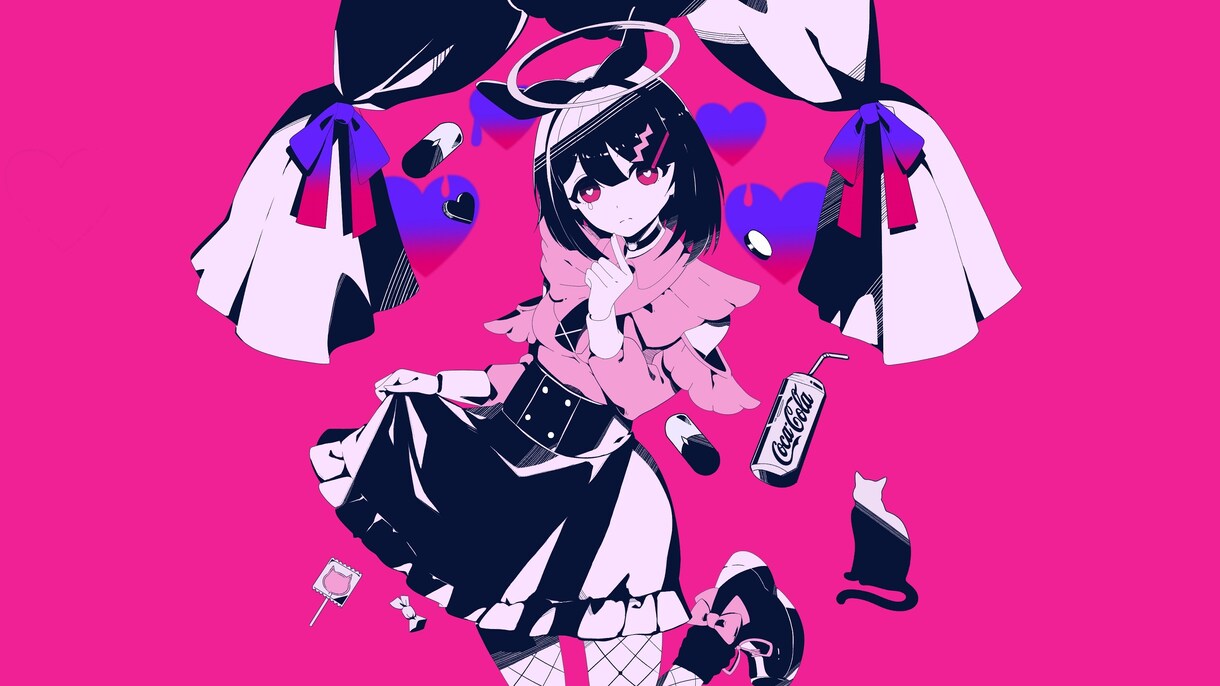 何回でもリテイクおk！可愛い女の子描きます イラストをお描きします！ 版権、創作等は問いません。 イメージ3