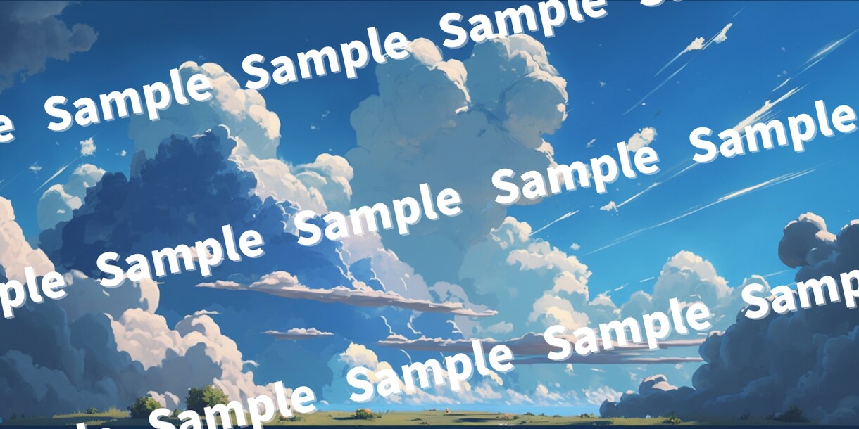 背景用途など、空・海の画像を提供します 実績作りのため最安！画像最大4枚まで作成！用途・サイズ相談可 イメージ1