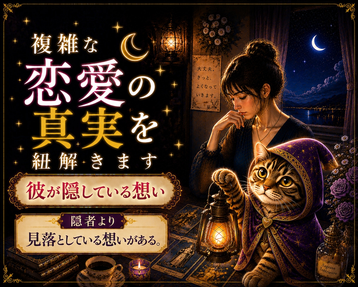 不倫・婚外恋愛・複雑愛のお悩みを鑑定します お相手の本音、アドバイスなど鑑定します。 イメージ1