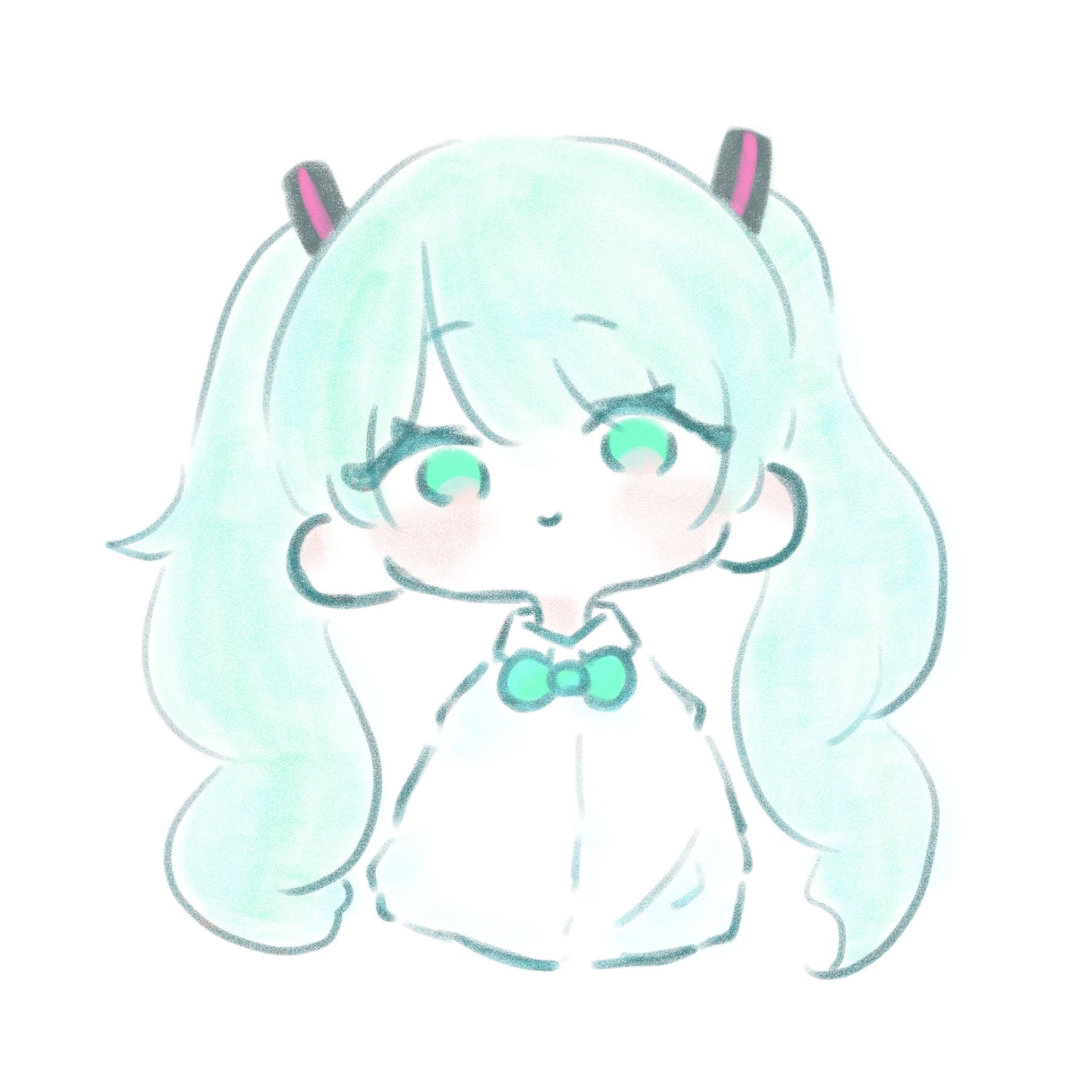 ゆるふわアイコン・イラストかきます 色鉛筆のようなやわらかいタッチ イメージ2
