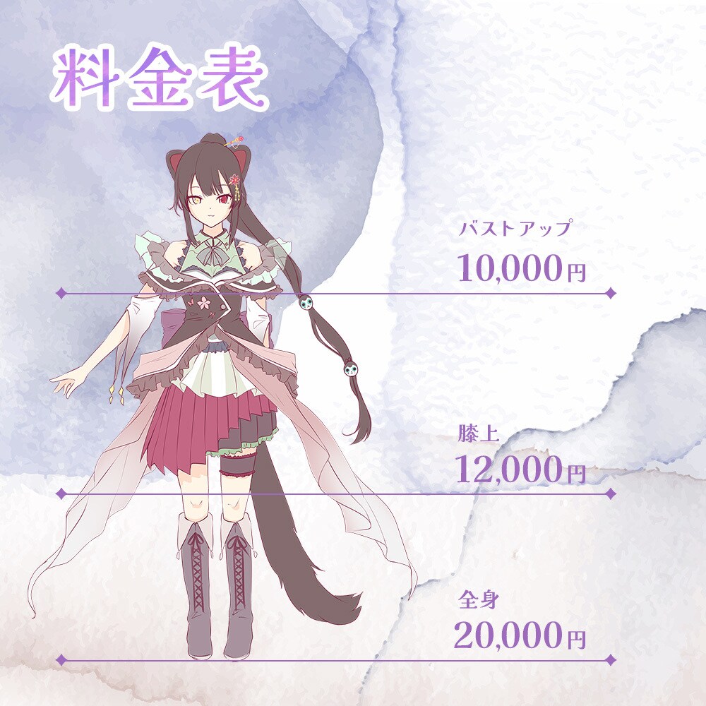 透明感のあるイラスト制作いたします 絵柄は可愛い系や綺麗系、アニメ塗りなど対応できます！ イメージ2