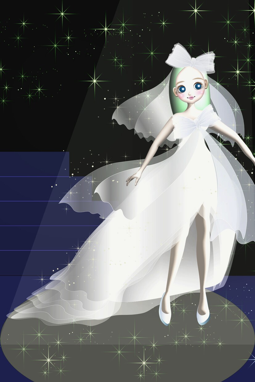 美容、メイク、ファッション用キャラクターをつくます オシャレが好きなキャラクターを作成します。メイク好きアバター イメージ7