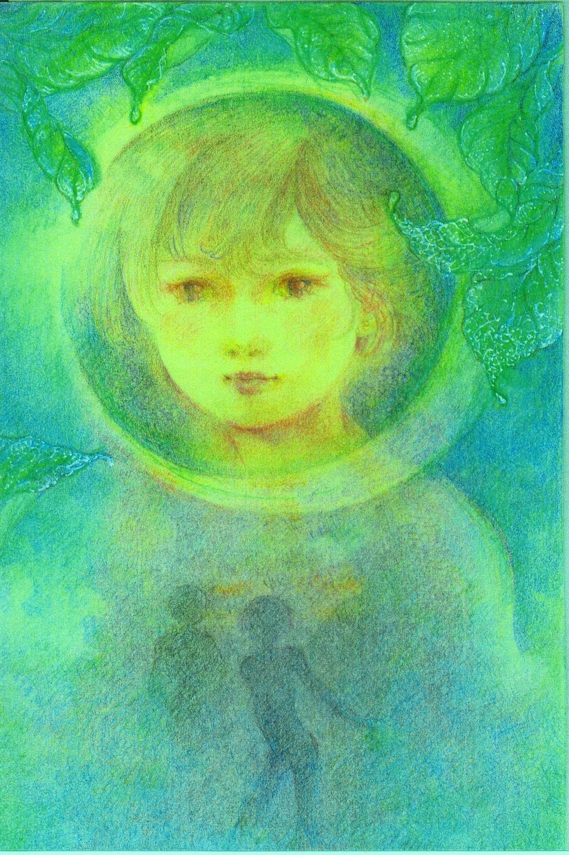 小さな絵画がお部屋をおしゃれに演出します 趣味のいいイラスト絵画をお部屋に飾りませんか？風の回廊です イメージ6