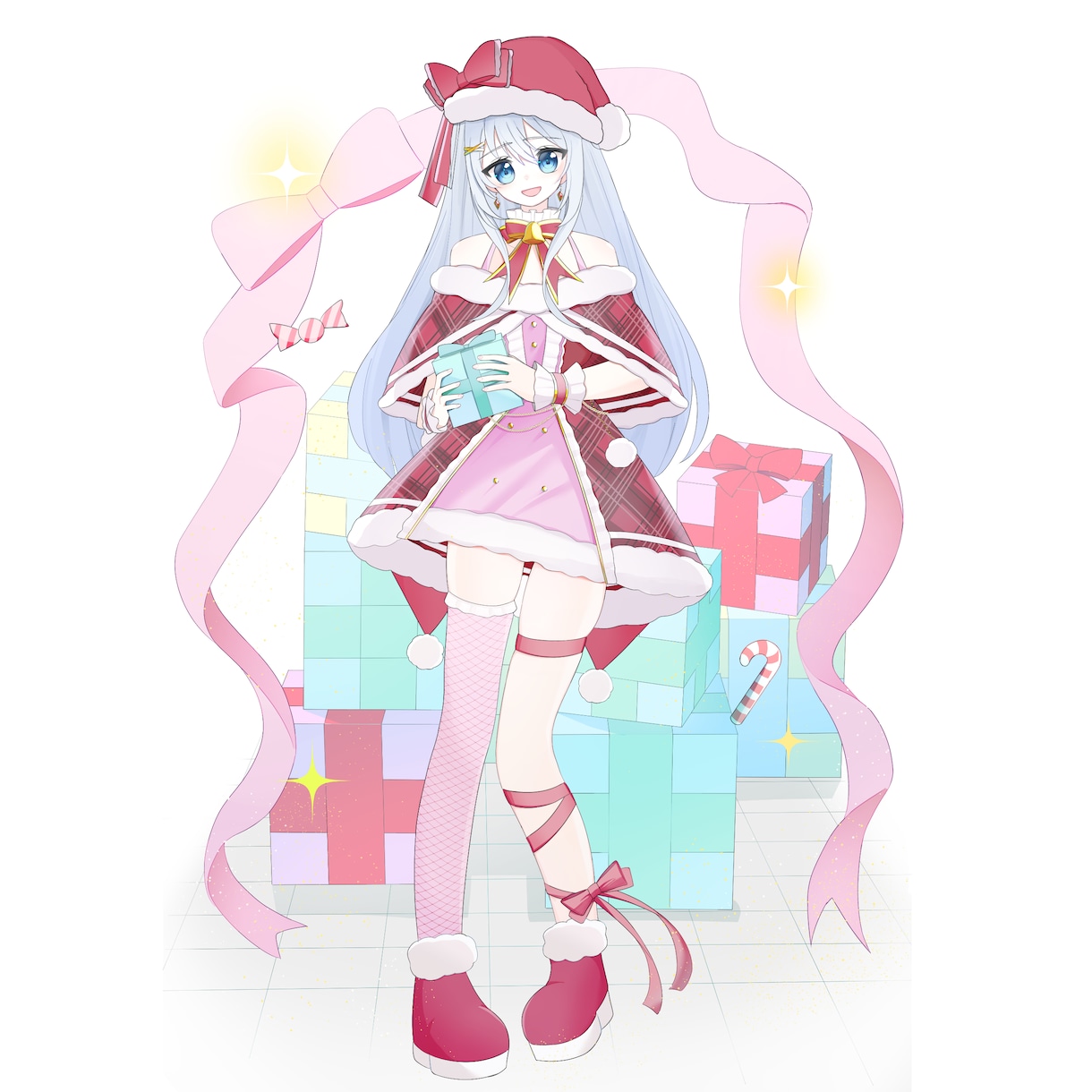 クリスマス限定！サンタコス量産イラスト制作します 〜クリスマスにぴったりな特別イラスト〜 イメージ3
