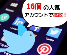 16個のアカウントで5.1万人に宣伝・拡散します YouTube動画、販売サイト、ココナラの販売ページの宣伝 イメージ1
