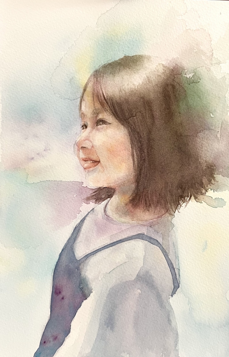 世界で一枚の手描きの似顔絵を描きます 贈り物に。結婚式のウェルカムボードに。ペットの記念日に‥ イメージ1