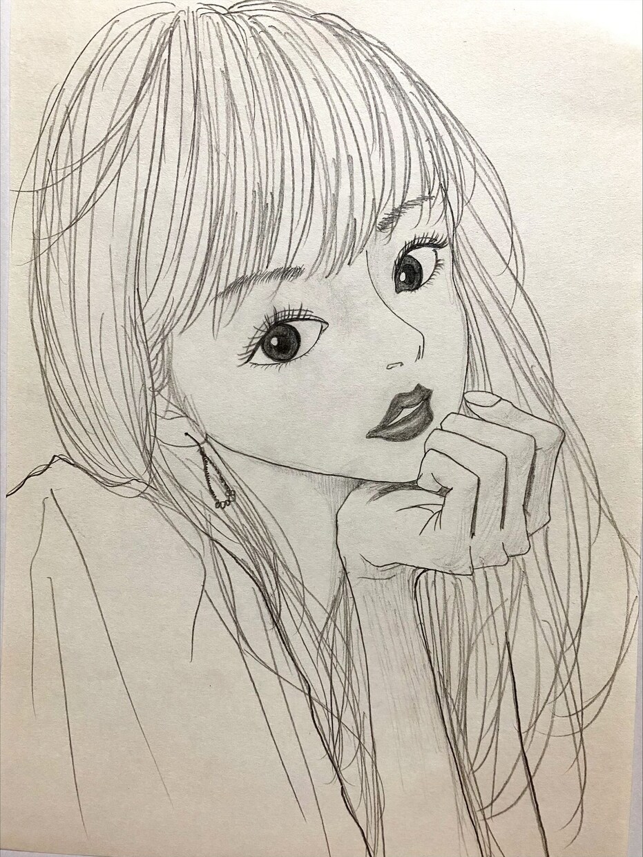 鉛筆･色鉛筆･ボールペンで人物イラストを描きます 顔のイラストから全身のイラストまで。原画郵送可能です。 イメージ7