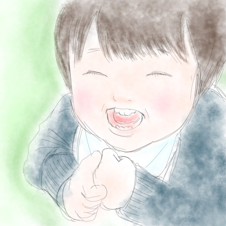 商用OK◆小さいお子様の似顔絵描きます 乳児〜保育園・幼稚園くらいのお子様の線画の似顔絵です イメージ1