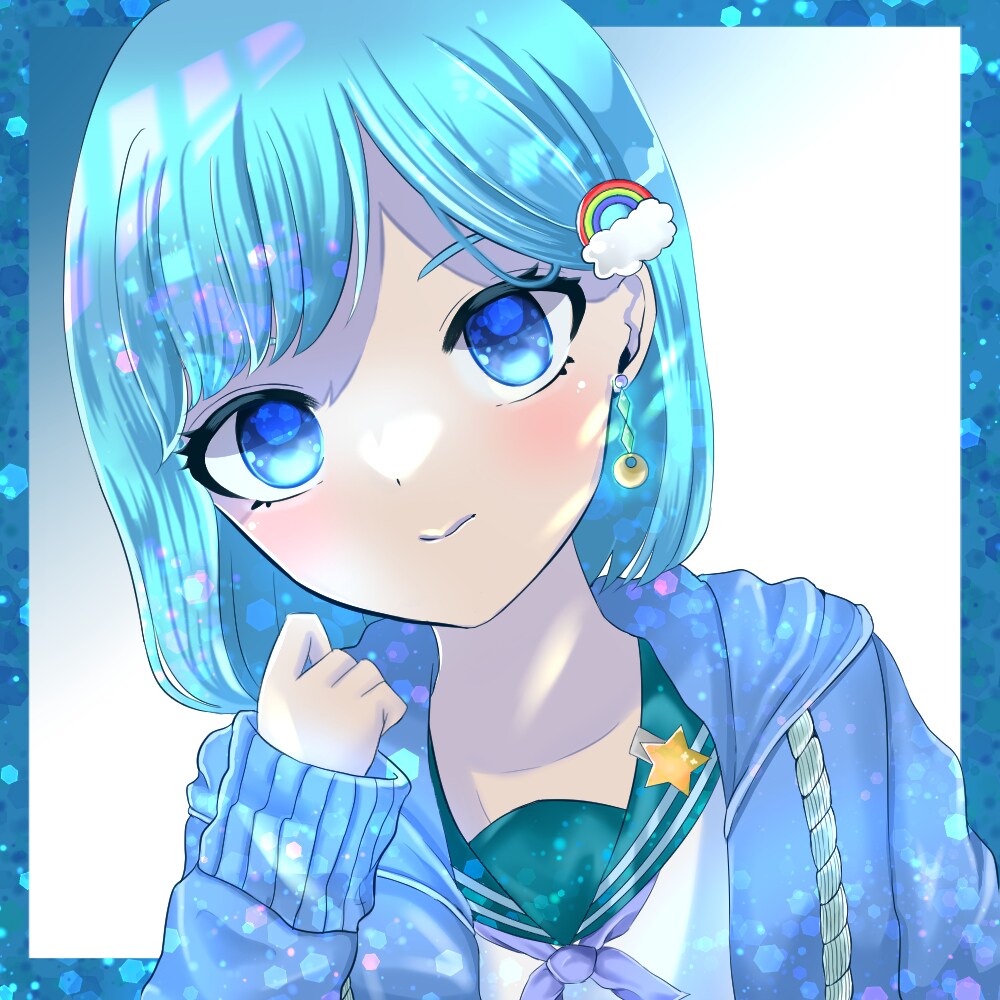 色んな絵柄対応☆映えアイコン描きます SNSのアイコンをキラキラな可愛い女の子にしませんか？☆ イメージ5
