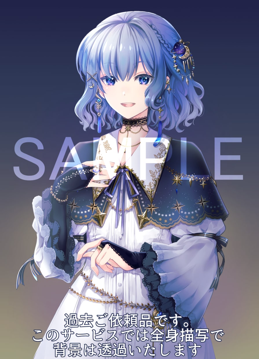 高品質で可愛らしい立ち絵を制作します IRIAMやTRPGなどで使える華やかなイラストです イメージ3