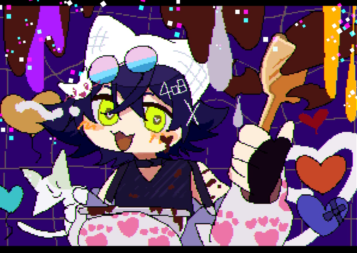 アイコン描きます ドット線でかわいいイラストアイコンをご提供致します！ イメージ4