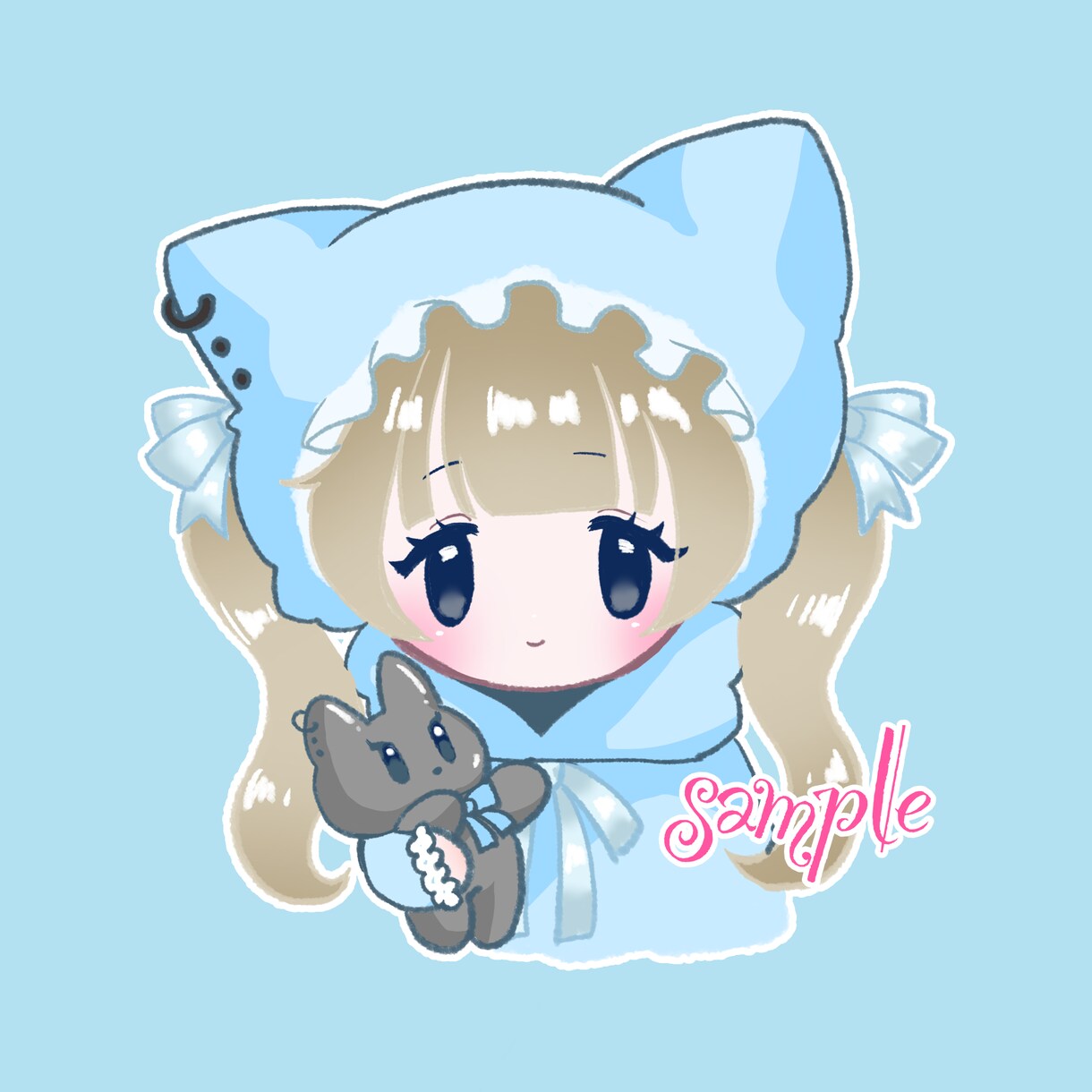 最短２日！キラキラかわいいミニキャラ絵描きます 商用、二次利用可！アイコンなど様々な場面でお使いください イメージ10