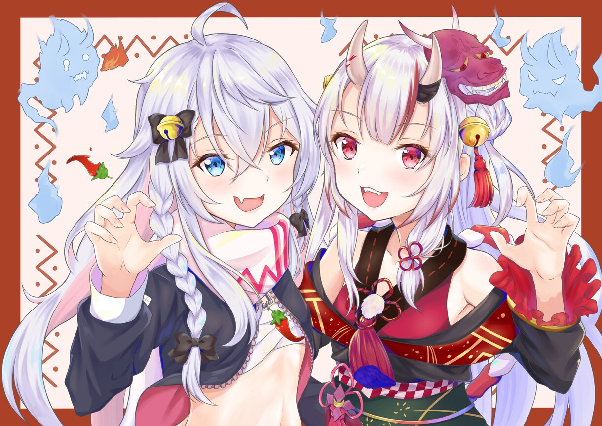 可愛く綺麗なイラストをお描きします キャラクター立ち絵や、綺麗な背景付きの一枚絵等お描きします！ イメージ5