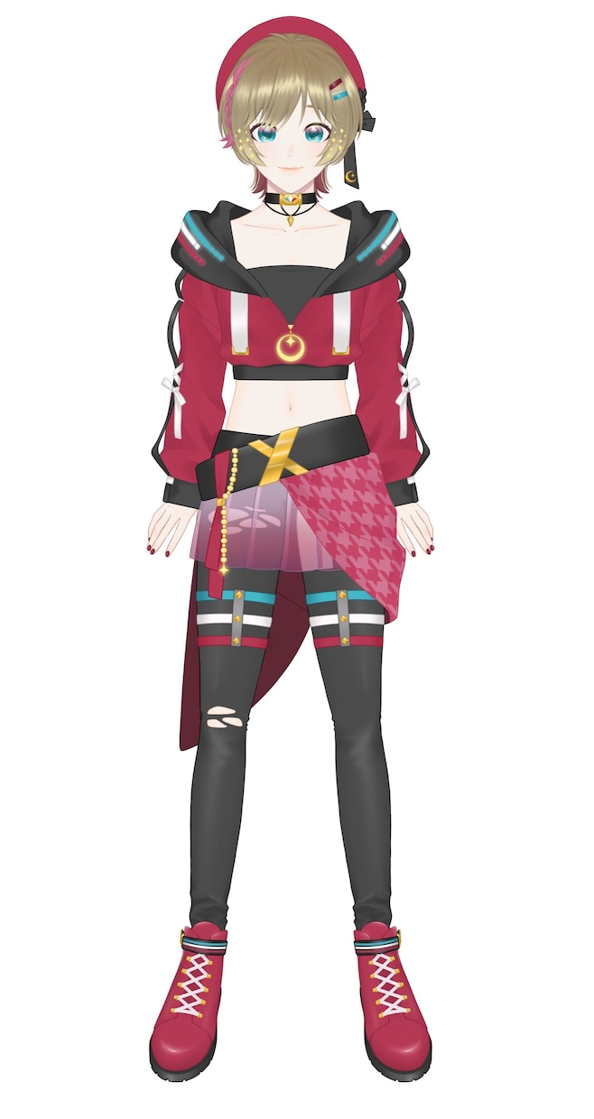 Vtuber用イラスト制作します キャラデザから衣装デザインまで！パーツ分けも可能です！ イメージ2