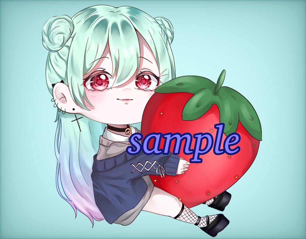 デフォルメアイコン依頼承ります もちもちしたくなるデフォを描きます イメージ3