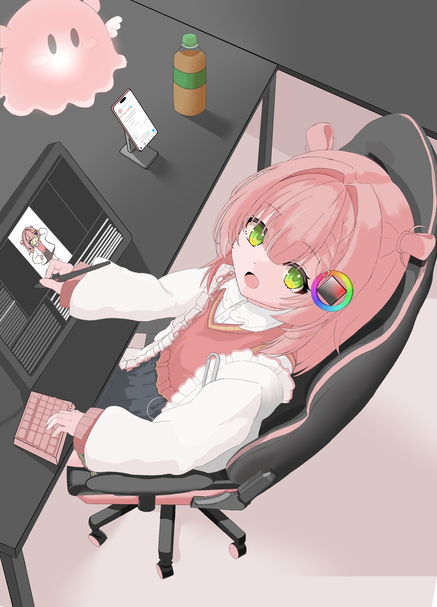 可愛い女の子を描きます 安くて早い商品提供を心がけております。 イメージ1