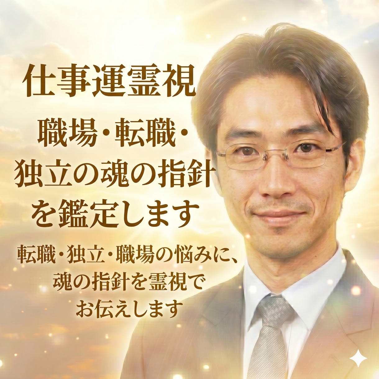 仕事運霊視 職場・転職・独立の魂の指針を鑑定します 転職・独立・職場の悩みに、魂の指針を霊視でお伝えします イメージ1