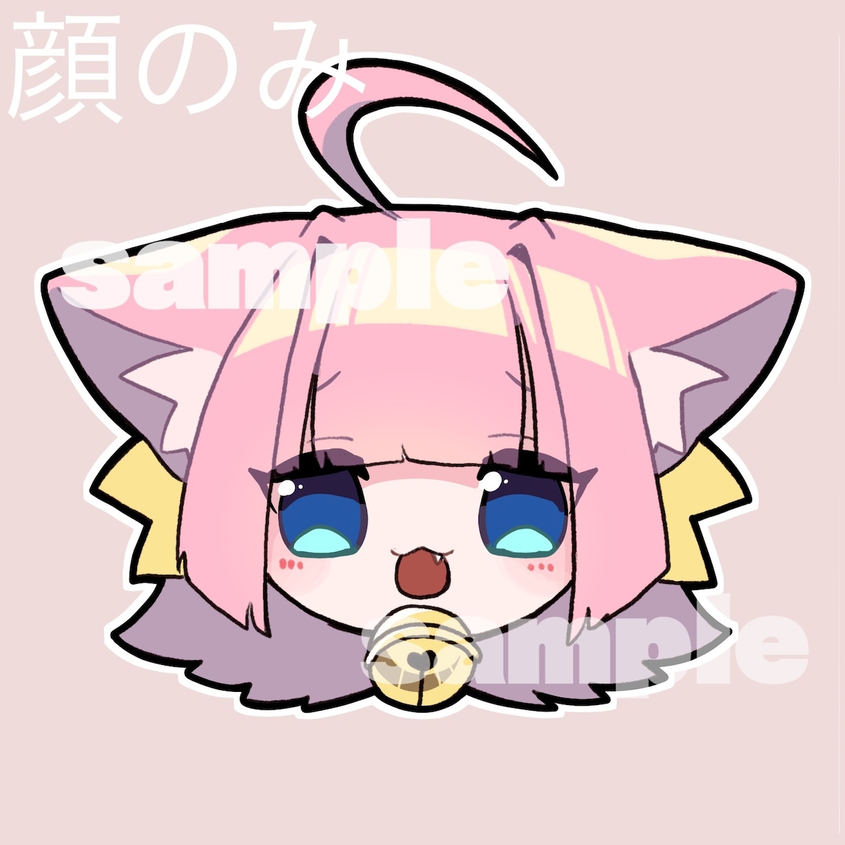 顔又は全身のデフォルメイラスト描きます ポーズ指定も大歓迎です！なんでもご相談ください！ イメージ2