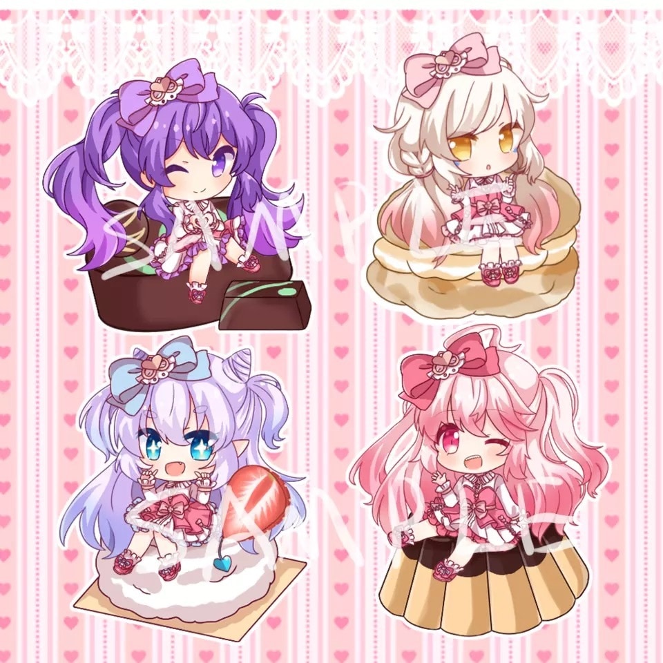 かわいいデフォルメキャラのイラストお描きします アイコンや自作グッズなどにいかがでしょうか？ イメージ1