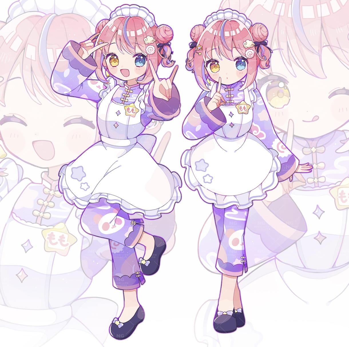 ポップで可愛いキャラクターイラストを描きます アイコン、立ち絵、動画や配信用イラストなどなど！ イメージ3