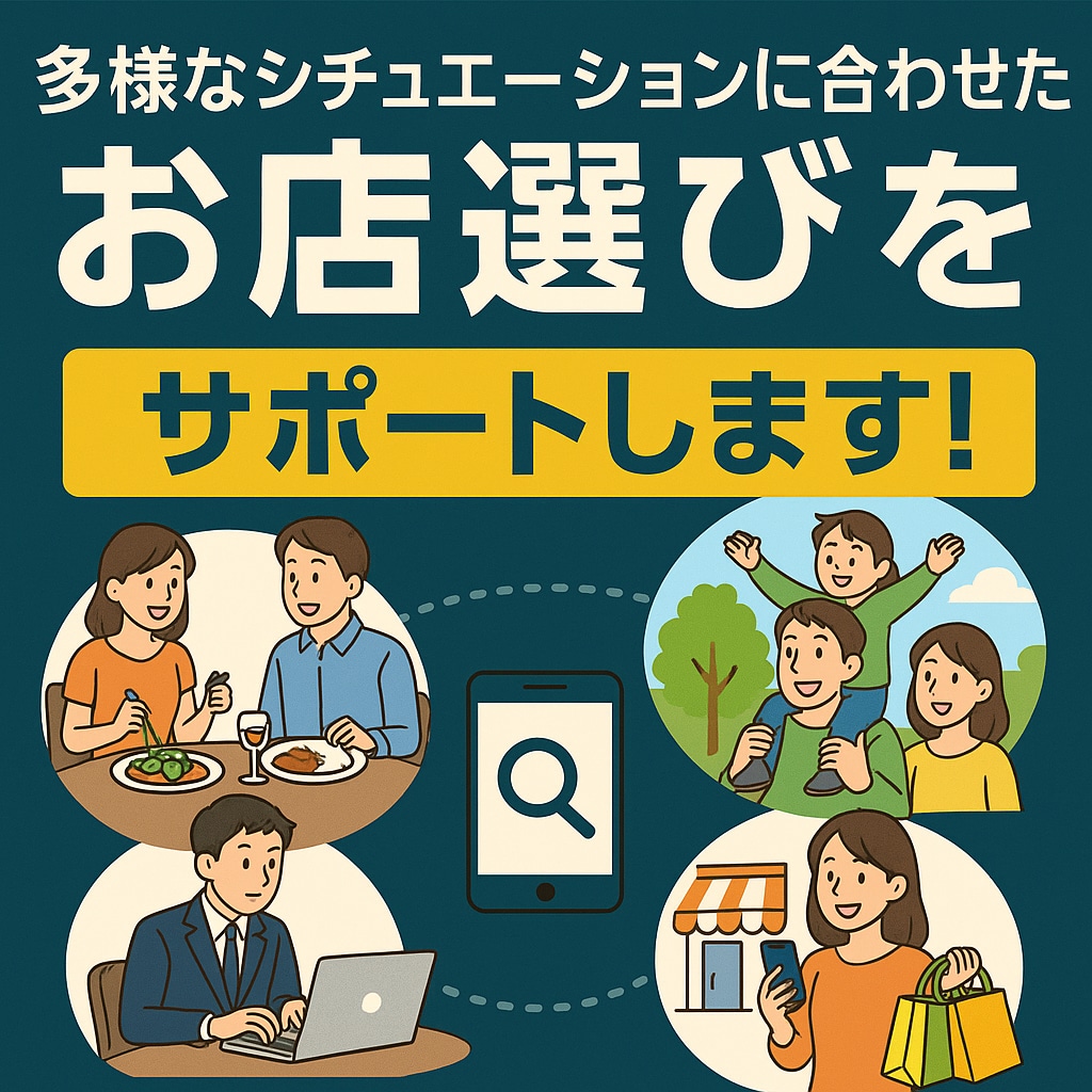 全国対応：状況に応じてお店選びをサポートします デート・誕生日祝い・懇親会・接待など臨機応変にご提案します！ イメージ1
