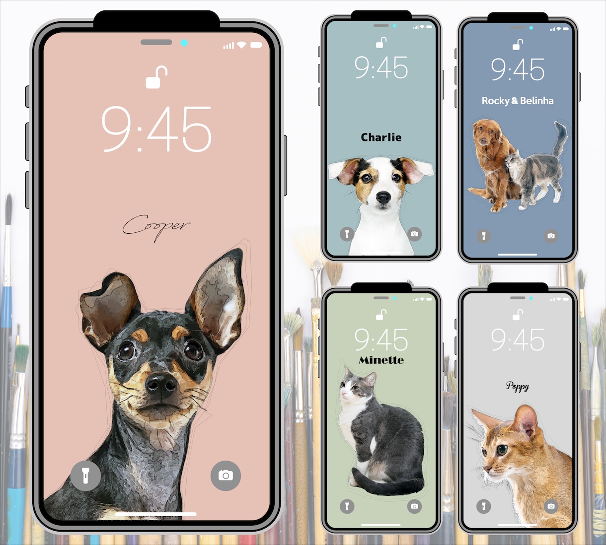 写真を元に愛するペットイラストを作成します 愛犬・愛猫・など愛するわが子をイラストにしませんか？ イメージ6