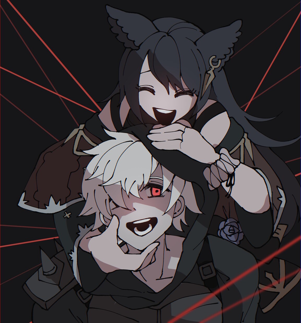 オリジナルキャラ/似顔絵描きます 厚塗り風、アニメ塗り風、ライブ風のイラストはいかがですか？ イメージ7