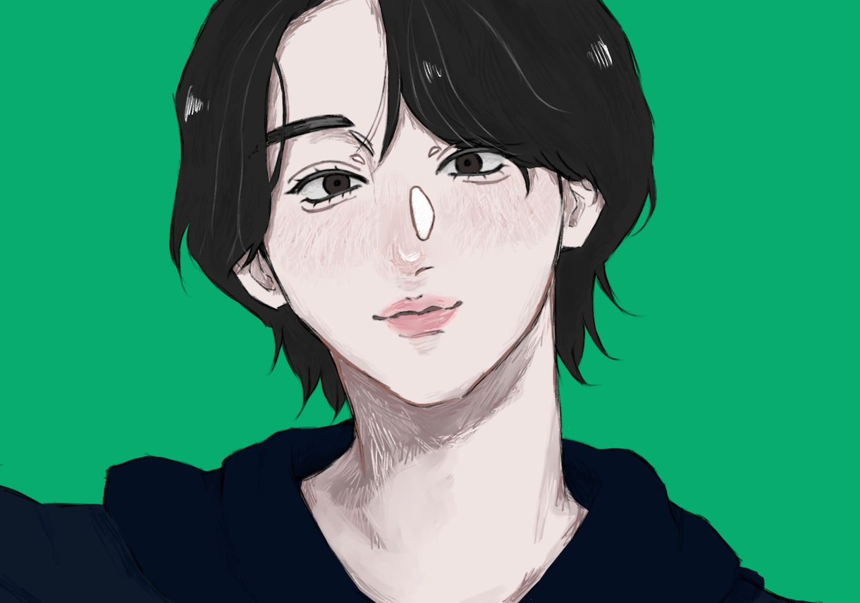 商用可！ウエスト・バストアップのイラストを描きます オシャレで雰囲気のある独特な厚塗りっぽいイラストを！ イメージ2