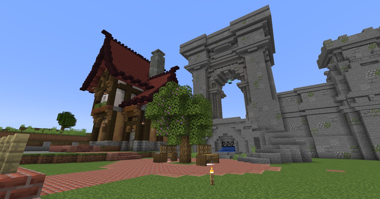 建築代行【minecraft】いたします SNS用から対戦マップまで！ご希望に合わせた建築行います！ イメージ2