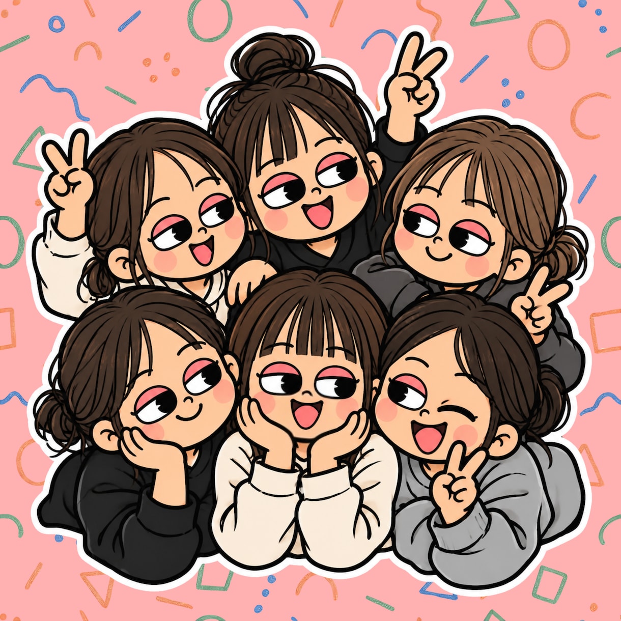 お写真からゆるかわ似顔絵をお作りします 大切な“今”を、かわいいイラストに♡ イメージ2