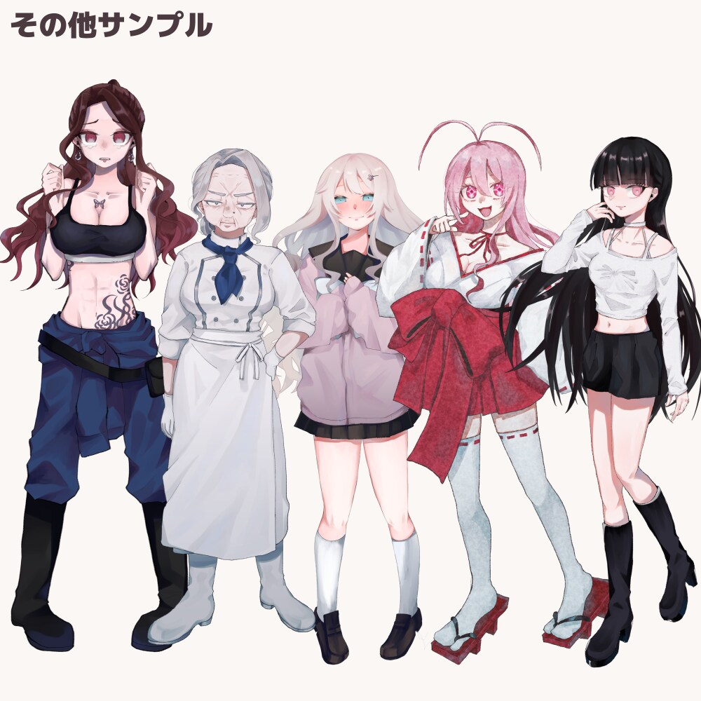 立ち絵イラスト描きます IRIAM・TRPG・Live2d立ち絵制作 イメージ3