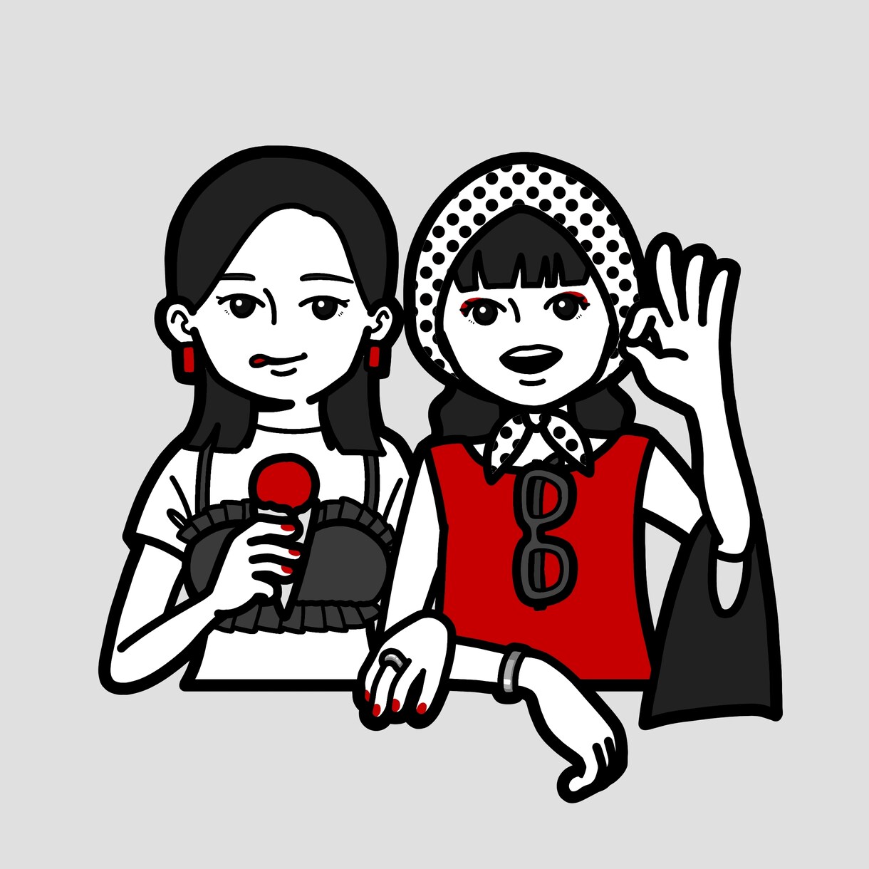 贈り物にいかがですか？ペア人物イラスト描きます 誕生日や記念日に特別な１枚を添えてみては？ イメージ5